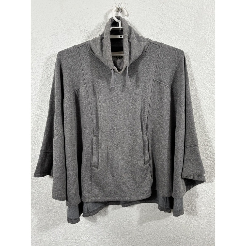 UGG Sweatshirt Poncho Womens XS/S Gray Fleece Lined Hoodie Kangaroo‎ UA6132W